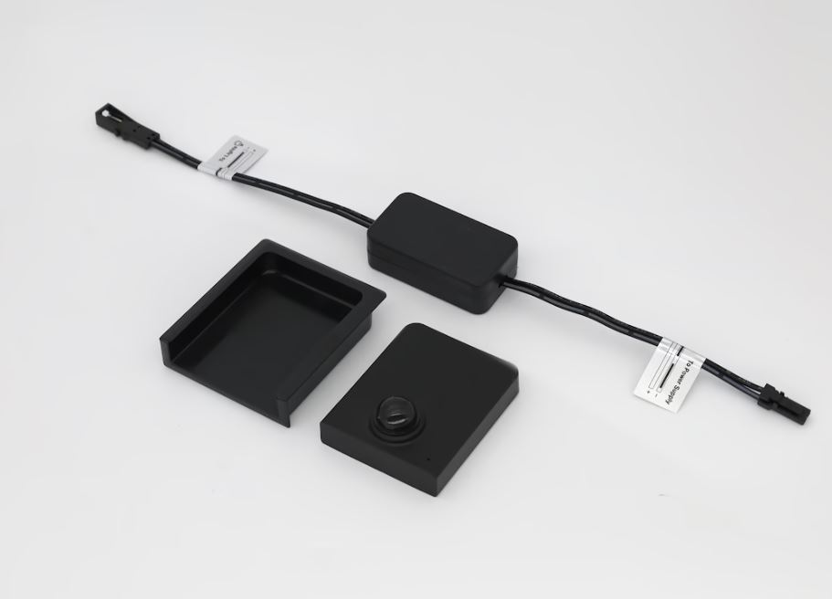 NÁBYTKOVÝ POHYBOVÝ BEZDRÁTOVÝ OVLADAČ MINI/DESIGN - PIR - ČERNÝ, 12V/24V